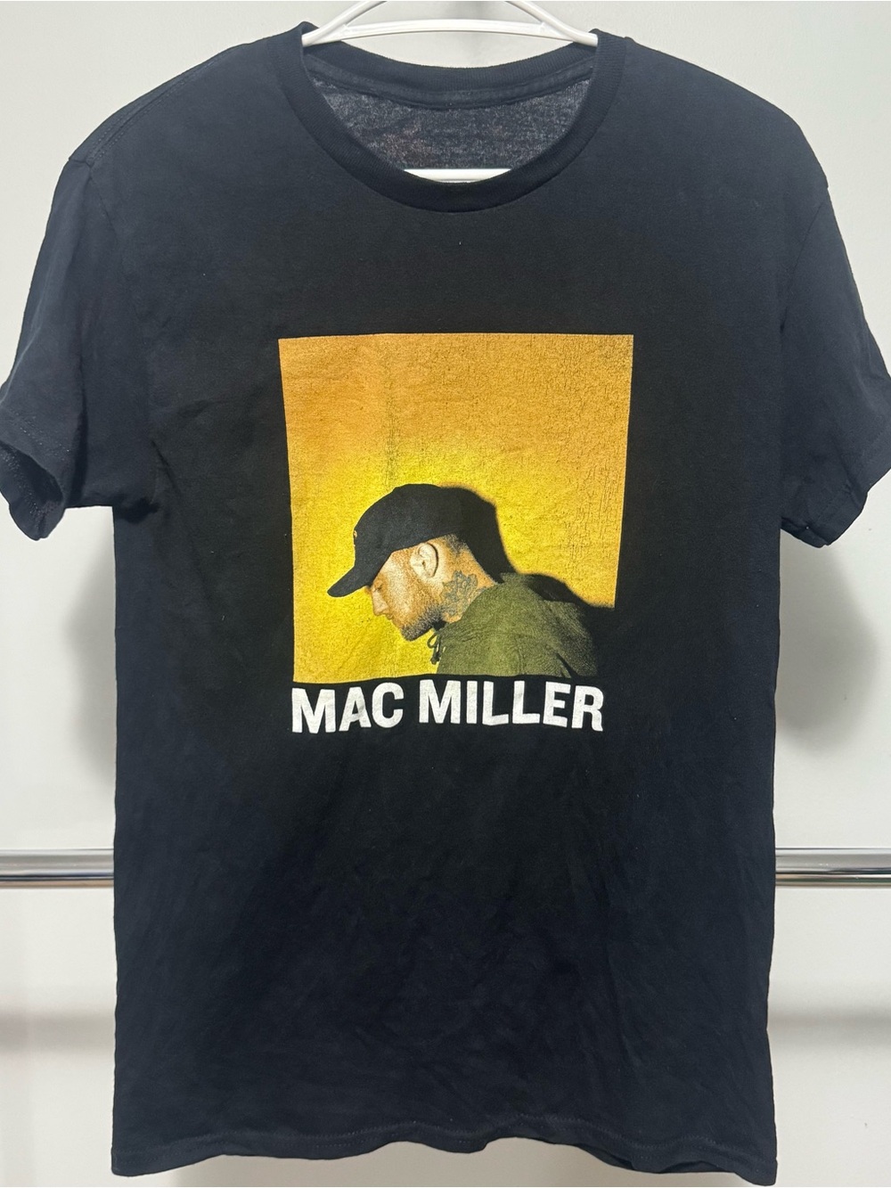 Official Mac Miller Profile Portrait Graphic Tee